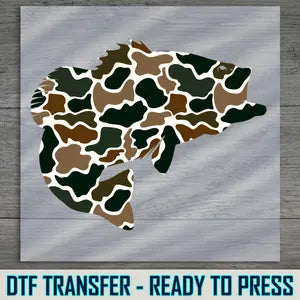 Camo/Fishing/Hunting DTF Transfers