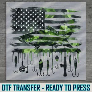 Camo/Fishing/Hunting DTF Transfers