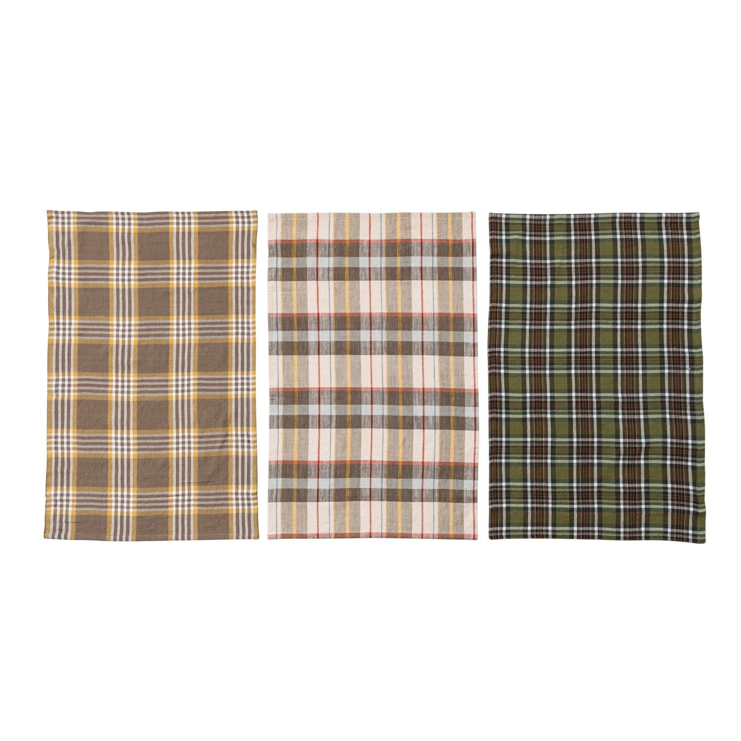 Plaid Fall Tea Towels