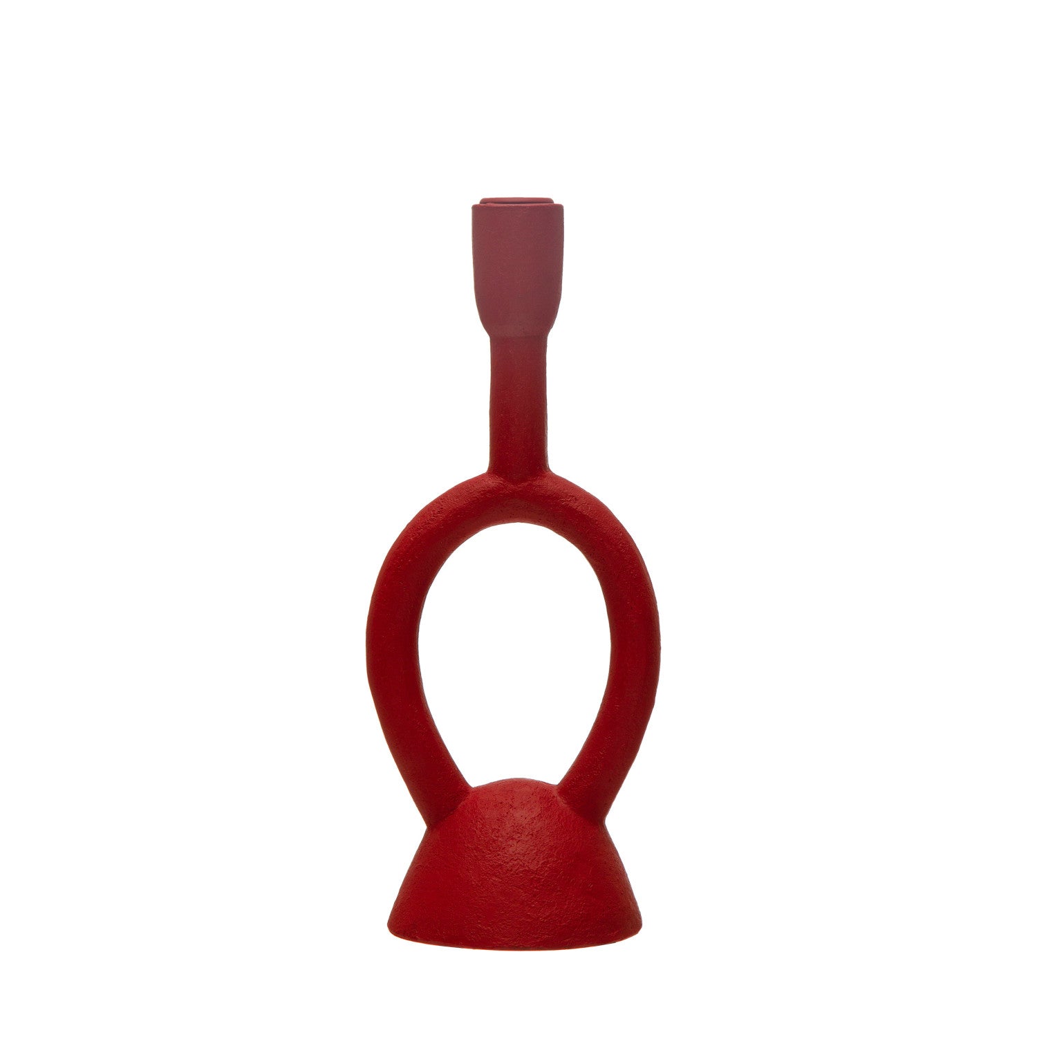 Red Taper Holder