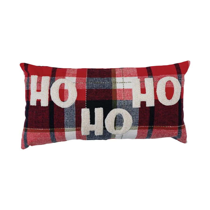 Cotton Flannel Lumbar Pillow