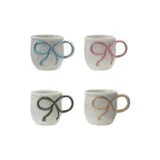 Stoneware Mug with Bow Handle