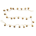 Embossed Mercury Glass Ornament Garland with Gold Cord