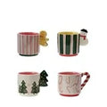Holiday Mug with Icon on the Handle