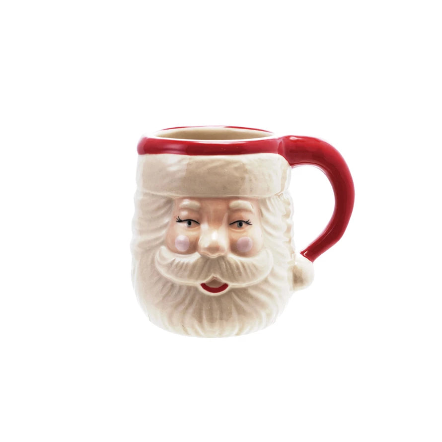 Santa Head Shaped Mug