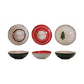 Hand-Painted Stoneware Bowl with Holiday Saying & Design