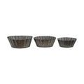 Galvanized Metal Scalloped Planters
