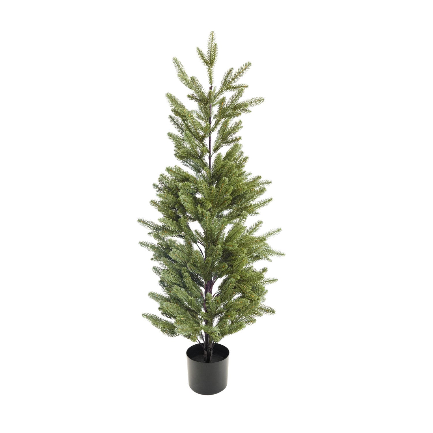 Faux Pine Tree in Plastic Pot