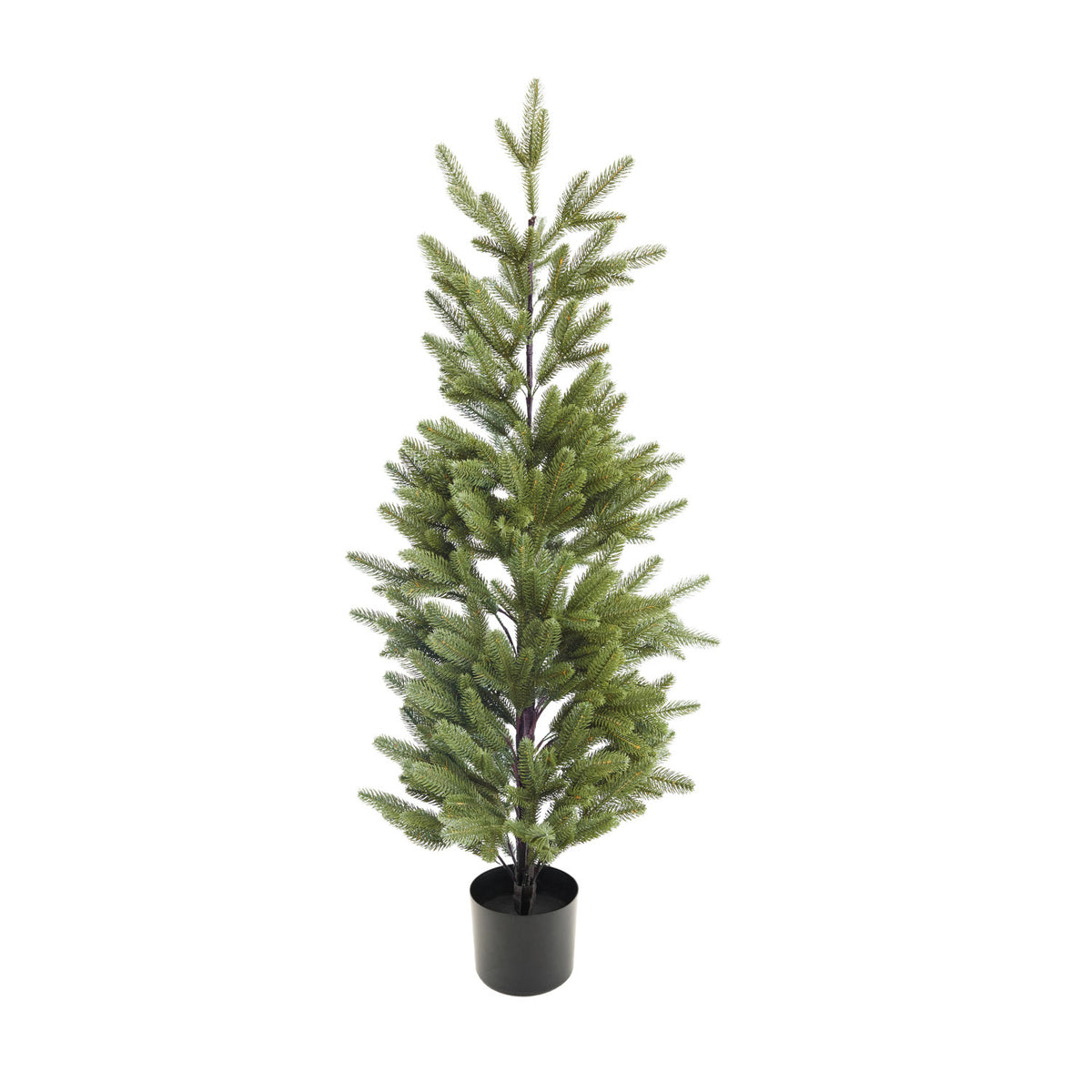 Faux Pine Tree in Plastic Pot