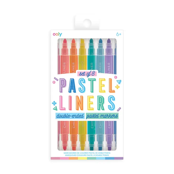 Pastel Liner Double Ended Markers