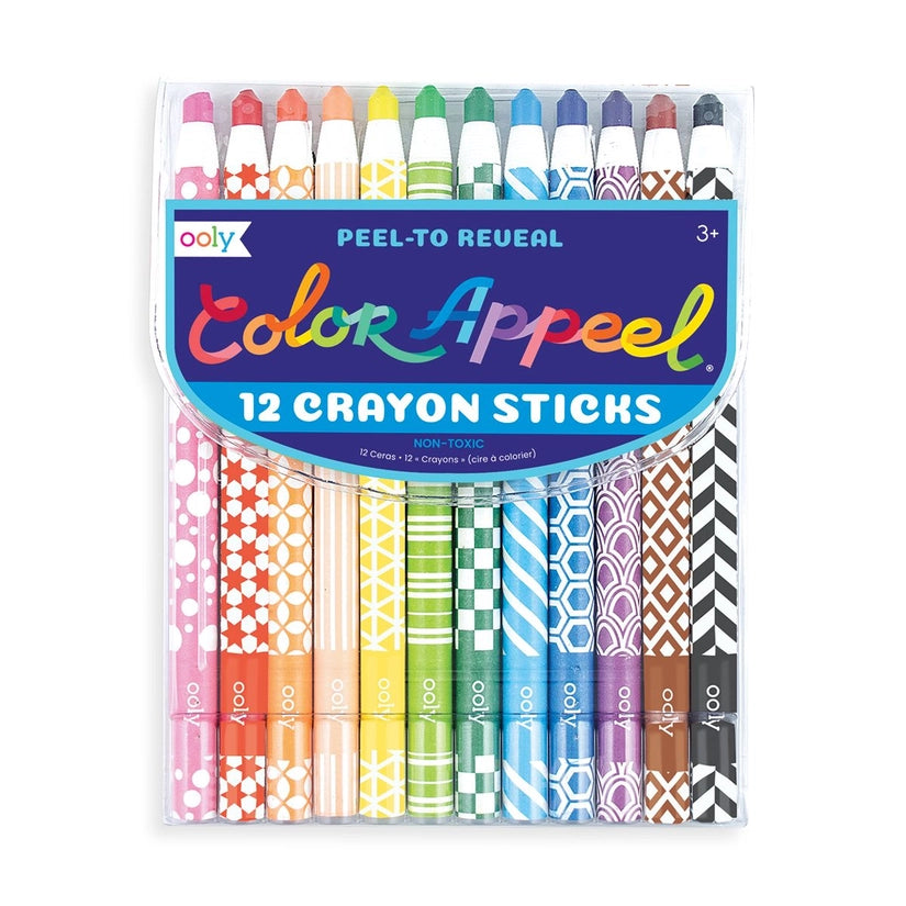 Color crayon sticks